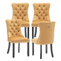 Modern Wingback Dining Room Chair Set