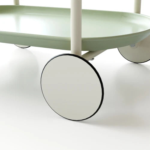 Cute Retro Green Trolley for Kitchen Decor or Storage