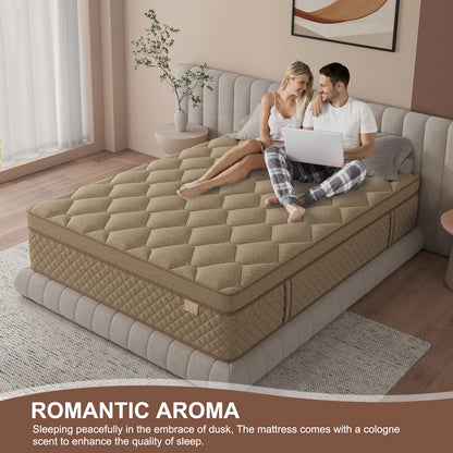 Gel Memory Foam Mattress In A Box, Medium Firm with Motion Isolation