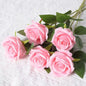 Velvet Artificial Rose Stems | Realistic Silk Flowers for Wedding & Home Décor