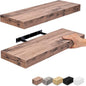 24-Inch Wooden Floating Wall Shelves | Decorative Storage Shelves for Home