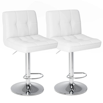 Faux Leather Counter Height Bar Stools