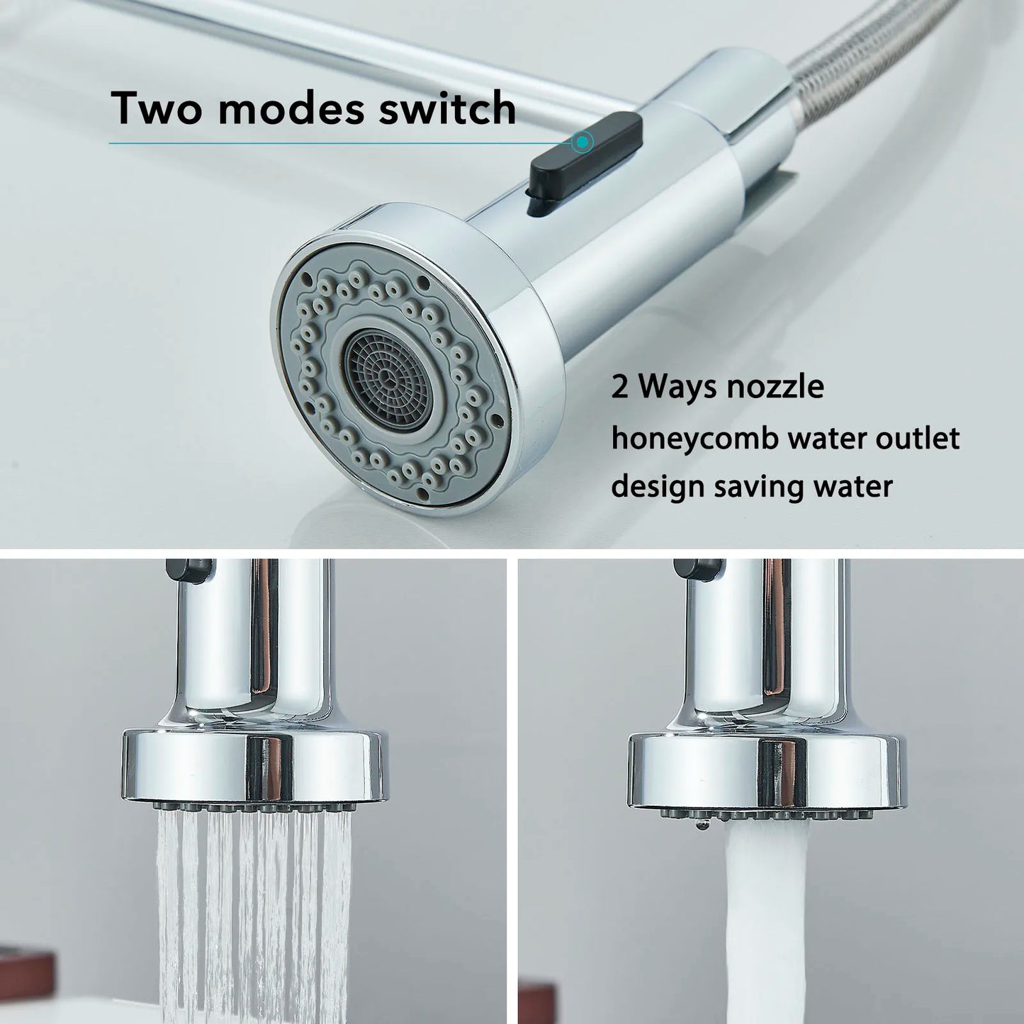 Modern Pull-Down Kitchen Faucet