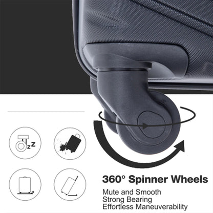 4-Piece Luggage Set | ABS Hardside Spinner Suitcases with TSA Lock