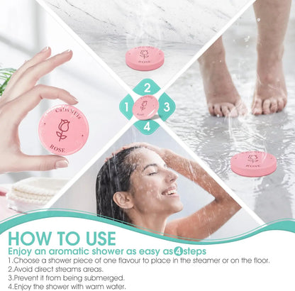 60 Pack Shower Steamers with 6 Scents
